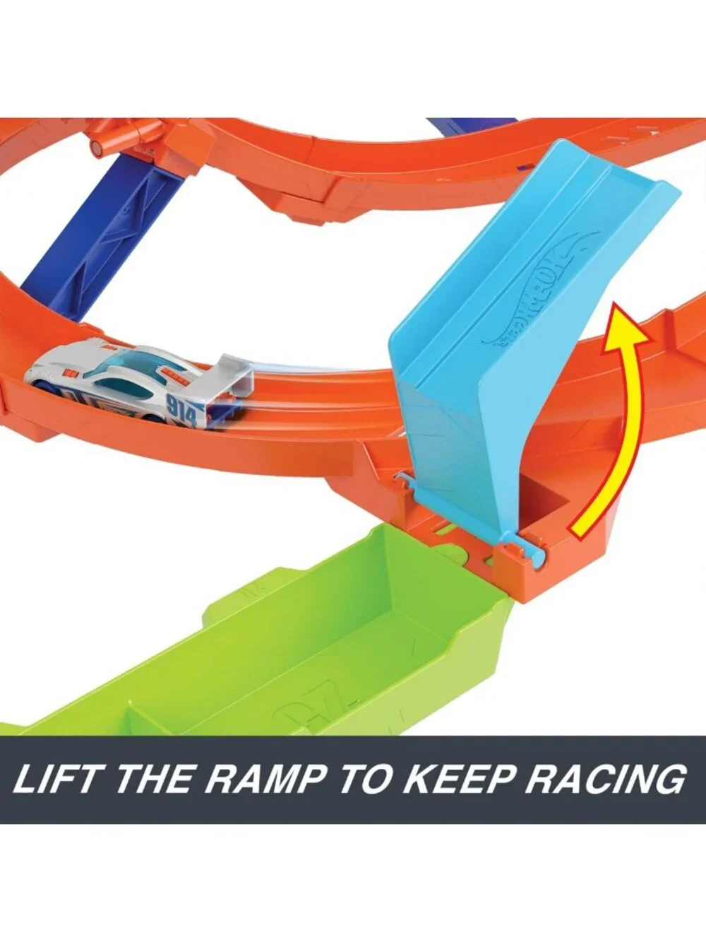 Exciting Action Loop Cyclone Challenge Track Set with Toy Car - Ultimate Race
